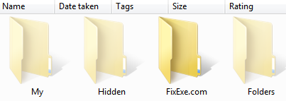 hidden folders  Fix show hidden files and folders problem