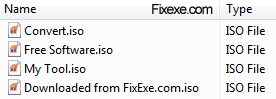 ISO files
