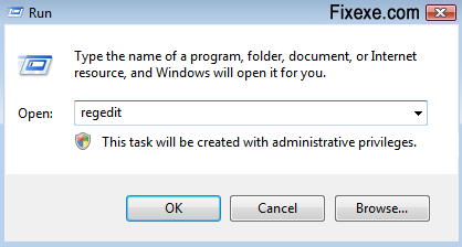 Run Regedit